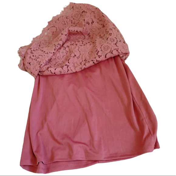 ❤️🔥3/$22❤️🔥 Dusty pink lace skirt with lining - Picture 9 of 13